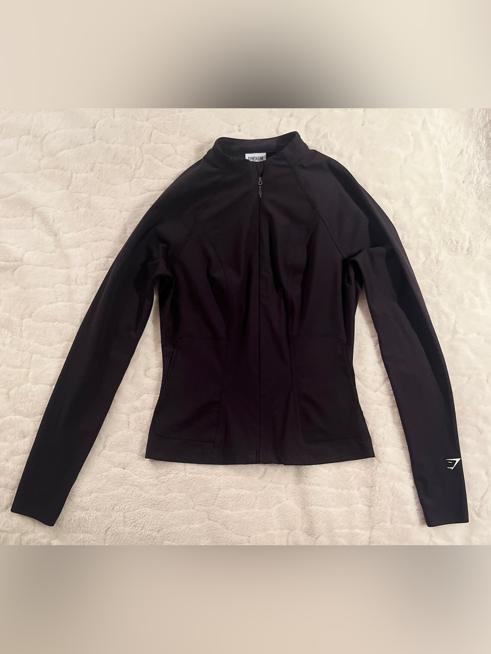 Gymshark Soft Sculpt Fitted Full Zip
Jacket Black size M